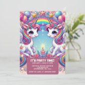 Eenhoorns van de Regenboog Koningshuis Kaart (Staand voorkant)