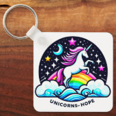 Eenhoorns van hoop sleutelhanger (Voorkant)