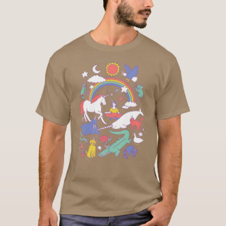 Eenhoorns vintage t-shirt