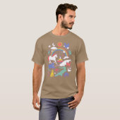 Eenhoorns vintage t-shirt (Voorkant volledig)