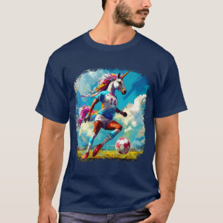 Eenhoorns Voetbal - Voetballer Eenhoorn T-shirt