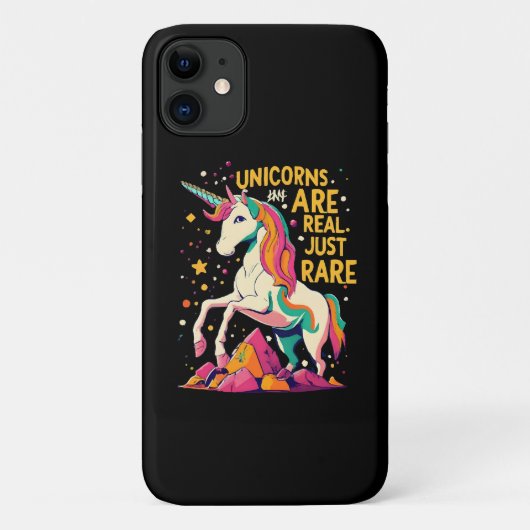 Eenhoorns zijn echt, alleen zeldzaam Case-Mate iPhone case (Achterkant)