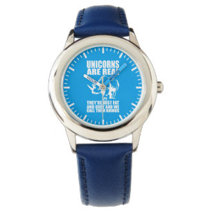 Eenhoorns zijn echt - het zijn neushoorns - grappi horloge