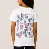 Eenhoorns zijn mijn leven - Galaxy Confetti Waterv T-shirt (Achterkant)