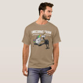 Eenhoornsregen grappig t-shirt (Voorkant volledig)