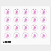 Eenhoornstickers Ronde Sticker (Vel)