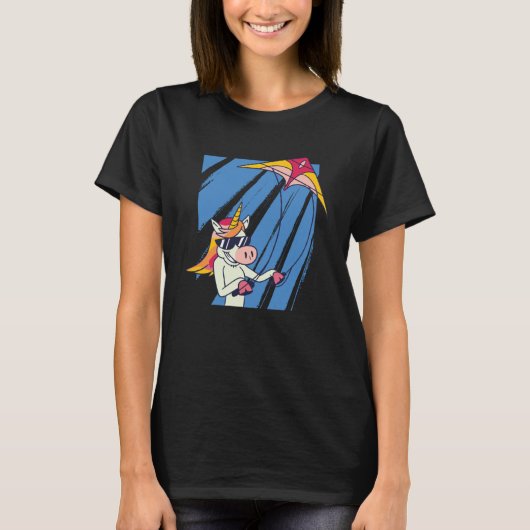 eenhoornvlieg draak t-shirt (Voorkant)