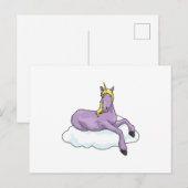 Eenhoornwolk Briefkaart (Voorkant / Achterkant)