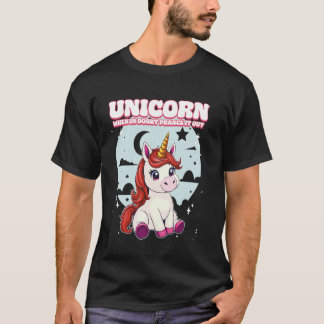 Eenhoring Als je twijfelt, paradeer het dan uit Ee T-shirt