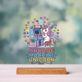 Eenhoring Arcade Machine Eenhoring Afdrukklaar POD Acryl Bord (Neutraal)