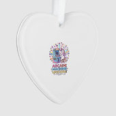 Eenhoring Arcade Machine Eenhoring Afdrukklaar POD Ornament (voorkant)
