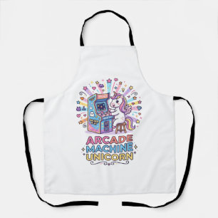 Eenhoring Arcade Machine Eenhoring Afdrukklaar POD Schort