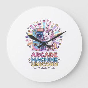 Eenhoring Arcade Machine Eenhoring Print Klaar POD Grote Klok