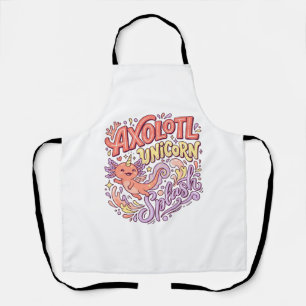 Eenhoring Axolotl Eenhoring Spat Fantasievolle Wit Schort