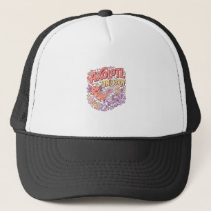 Eenhoring Axolotl Eenhoring Spat Fantasievolle Wit Trucker Pet