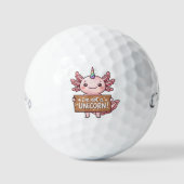 Eenhoring Axolotl Golfballen - Grappig Callaway Ca (Voorkant)