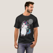 Eenhoring Badminton T-shirt (Voorkant volledig)