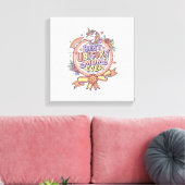 Eenhoring Beste Eenhoring Moeder Ooit Whimsical Za Canvas Afdruk (Insitu (Woonkamer))