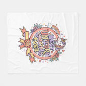 Eenhoring Beste Eenhoring Moeder Ooit Whimsical Za Fleece Deken (Voorkant (Horizontaal))