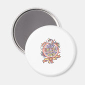 Eenhoring Beste Eenhoring Moeder Ooit Whimsical Za Magneet (Voorkant / Achterkant)
