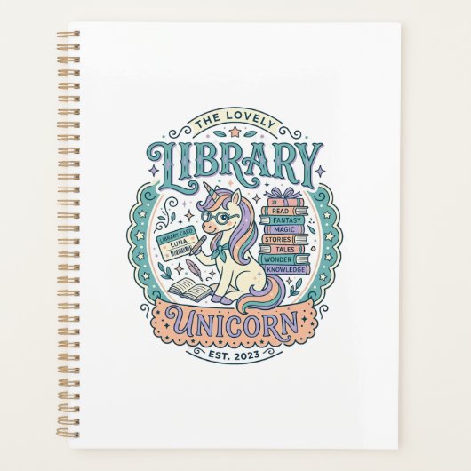 Eenhoring Bibliotheek Eenhoring Whimsical Grafisch Planner (Voorkant)