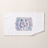Eenhoring Boek en Magisch Cadeau Idee Typografie D Handdoek (Handdoek)