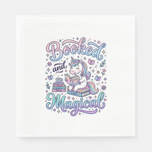 Eenhoring Boek en Magisch Cadeau Idee Typografie D Servet
