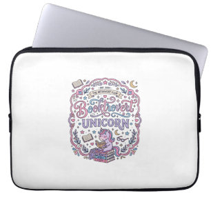 Eenhoring Boekhouder Eenhoring Speels Schattig Cad Laptop Sleeve