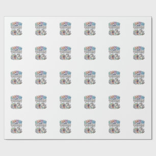 Eenhoring Camping met Eenhoring Kawaii Sticker en  Cadeaupapier