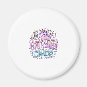 Eenhoring Caticorn Chaos Schattig Pastel Product G Magneet