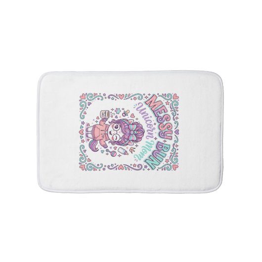Eenhoring Chaos Knot Eenhoring Moeder Retro Stijl Badmat (Voorkant)