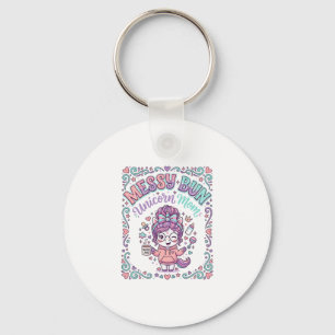 Eenhoring Chaos Knot Eenhoring Moeder Retro Stijl  Sleutelhanger