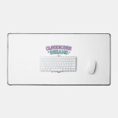 Eenhoring Cloudicorn Dromen Trendy Grafisch T-shir Bureaumat (Keyboard & Muis)