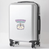 Eenhoring Cloudicorn Dromen Trendy Grafisch T-shir Sticker (Koffer)