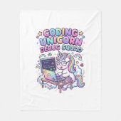 Eenhoring Code Eenhoring Debug Team Charmerende Ma Fleece Deken (Voorkant)