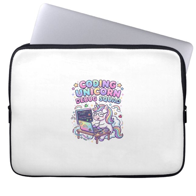 Eenhoring Code Eenhoring Debug Team Charmerende Ma Laptop Sleeve (Voorkant)
