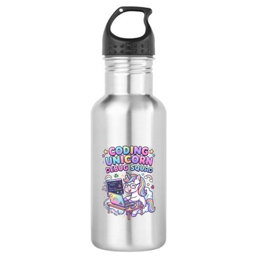 Eenhoring Code Eenhoring Debug Team Charmerende Ma Waterfles (Voorkant)