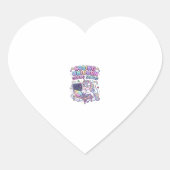 Eenhoring Codeer Eenhoring Debug Team Charmerende Hart Sticker (Voorkant)