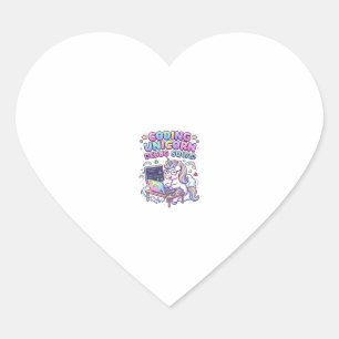 Eenhoring Codeer Eenhoring Debug Team Charmerende  Hart Sticker