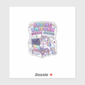 Eenhoring Codeer Eenhoring Debug Team Charmerende  Sticker (Vel)