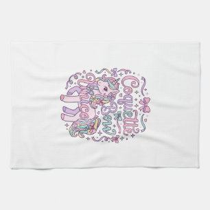 Eenhoring Coquette Strik Eenhoring Schattig Pastel Theedoek