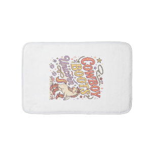 Eenhoring Cowboylaarzen Eenhoring Whimsical Zazzle Badmat