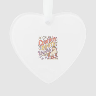 Eenhoring Cowboylaarzen Eenhoring Whimsical Zazzle Ornament