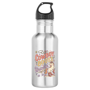 Eenhoring Cowboylaarzen Eenhoring Whimsical Zazzle Waterfles