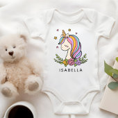 Eenhoring Cute Whimsical Meisjesachtige Gepersonal Romper