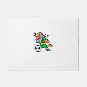 Eenhoring Dab Jamaica Voetbalshirt Jamaicaans Voet Deurmat