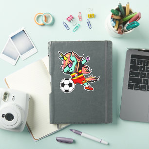Eenhoring Dab Oeganda Voetbalshirt Oegandese Voetb Sticker
