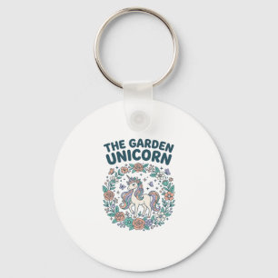Eenhoring De Tuin Eenhoring Trendy T-Shirt Design_ Sleutelhanger