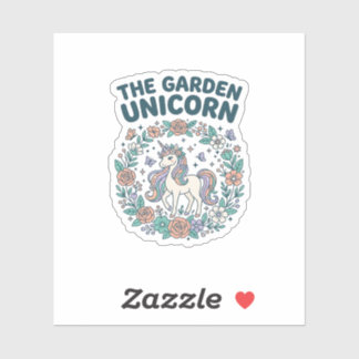 Eenhoring De Tuin Eenhoring Trendy T-Shirt Design_ Sticker