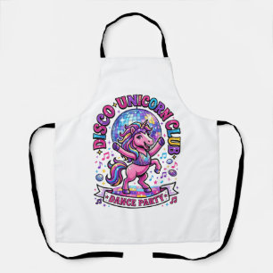 Eenhoring Disco Eenhoring Club Commercieel T-shirt Schort
